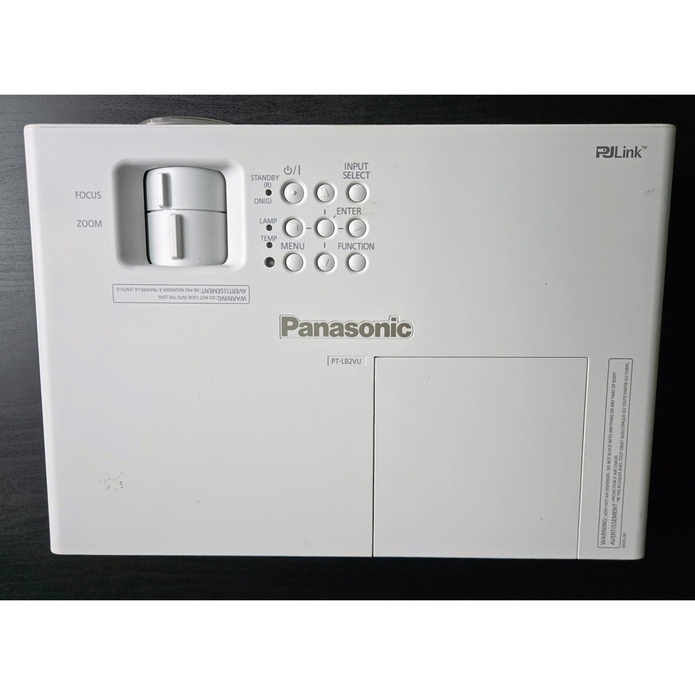 Panasonic PT-LB2VU Portable LCD Projector XGA w/ Case & Cords TESTED WORKS
